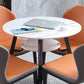 Modern Style Round Dining Room Table Sintered Stone Table with Metal Base Clearhalo ' dining_table' 'Dining Tables & Seating' 'Dining Tables' 'furn' 'furn_dining_table' 'Furniture' 'furniture_dining_table' 'Kitchen & Dining Furniture' 'kitchen&dining_furn' 'kitchen' 'kitchen_dining_table' 3704133