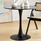 Simple Style Home Solid Wood Dining Table Round Shape Table with Tulip Base Clearhalo ' dining_table' 'Dining Tables & Seating' 'Dining Tables' 'furn' 'furn_dining_table' 'Furniture' 'furniture_dining_table' 'Kitchen & Dining Furniture' 'kitchen&dining_furn' 'kitchen' 'kitchen_dining_table' 3704143