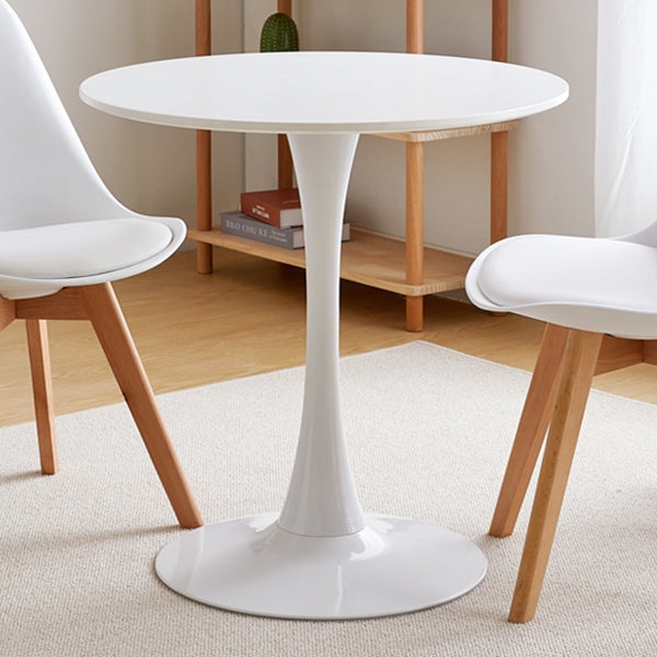 Simple Style Home Solid Wood Dining Table Round Shape Table with Tulip Base Clearhalo ' dining_table' 'Dining Tables & Seating' 'Dining Tables' 'furn' 'furn_dining_table' 'Furniture' 'furniture_dining_table' 'Kitchen & Dining Furniture' 'kitchen&dining_furn' 'kitchen' 'kitchen_dining_table' 3704144