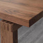 Contemporary Rectangle Shape Kitchen Dining Table Solid Wood Dining Table with Double Pedestal Bases Clearhalo ' dining_table' 'Dining Tables & Seating' 'Dining Tables' 'furn' 'furn_dining_table' 'Furniture' 'furniture_dining_table' 'Kitchen & Dining Furniture' 'kitchen&dining_furn' 'kitchen' 'kitchen_dining_table' 3704174