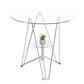 Modern Round Dining Room Table Tempered Glass Table with Pedestal Base for Dining Room Clear Without Chairs Clearhalo ' dining_table' 'Dining Tables & Seating' 'Dining Tables' 'furn' 'furn_dining_table' 'Furniture' 'furniture_dining_table' 'Kitchen & Dining Furniture' 'kitchen&dining_furn' 'kitchen' 'kitchen_dining_table' 3704185