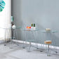Modern Round Dining Room Table Tempered Glass Table with Pedestal Base for Dining Room Clearhalo ' dining_table' 'Dining Tables & Seating' 'Dining Tables' 'furn' 'furn_dining_table' 'Furniture' 'furniture_dining_table' 'Kitchen & Dining Furniture' 'kitchen&dining_furn' 'kitchen' 'kitchen_dining_table' 3704191