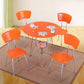 Modern Round Dining Room Table Tempered Glass Table with Pedestal Base for Dining Room Clearhalo ' dining_table' 'Dining Tables & Seating' 'Dining Tables' 'furn' 'furn_dining_table' 'Furniture' 'furniture_dining_table' 'Kitchen & Dining Furniture' 'kitchen&dining_furn' 'kitchen' 'kitchen_dining_table' 3704193