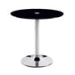 Modern Round Dining Room Table Tempered Glass Table with Tulip Base for Dining Room Black Without Chairs Clearhalo ' dining_table' 'Dining Tables & Seating' 'Dining Tables' 'furn' 'furn_dining_table' 'Furniture' 'furniture_dining_table' 'Kitchen & Dining Furniture' 'kitchen&dining_furn' 'kitchen' 'kitchen_dining_table' 3704223