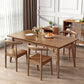 Modern Solid Wood Brown Dining Table Rectangle Shape Standard Dining Table for Kitchen Clearhalo ' dining_table' 'Dining Tables & Seating' 'Dining Tables' 'furn' 'furn_dining_table' 'Furniture' 'furniture_dining_table' 'Kitchen & Dining Furniture' 'kitchen&dining_furn' 'kitchen' 'kitchen_dining_table' 3704240