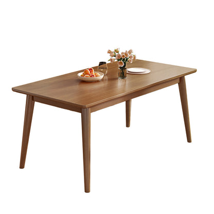Modern Solid Wood Brown Dining Table Rectangle Shape Standard Dining Table for Kitchen Without Chairs Clearhalo ' dining_table' 'Dining Tables & Seating' 'Dining Tables' 'furn' 'furn_dining_table' 'Furniture' 'furniture_dining_table' 'Kitchen & Dining Furniture' 'kitchen&dining_furn' 'kitchen' 'kitchen_dining_table' 3704242