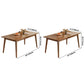 Modern Solid Wood Brown Dining Table Rectangle Shape Standard Dining Table for Kitchen Clearhalo ' dining_table' 'Dining Tables & Seating' 'Dining Tables' 'furn' 'furn_dining_table' 'Furniture' 'furniture_dining_table' 'Kitchen & Dining Furniture' 'kitchen&dining_furn' 'kitchen' 'kitchen_dining_table' 3704247