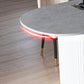 Contemporary Home Sintered Stone Dining Table Freeform Shape Table with Double Pedestal Base Clearhalo ' dining_table' 'Dining Tables & Seating' 'Dining Tables' 'furn' 'furn_dining_table' 'Furniture' 'furniture_dining_table' 'Kitchen & Dining Furniture' 'kitchen&dining_furn' 'kitchen' 'kitchen_dining_table' 3704308