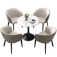 Contemporary Round Dining Table Sintered Stone Dining Table with Tulip Base for Home Kitchen Dinner Clearhalo ' dining_table' 'Dining Tables & Seating' 'Dining Tables' 'furn' 'furn_dining_table' 'Furniture' 'furniture_dining_table' 'Kitchen & Dining Furniture' 'kitchen&dining_furn' 'kitchen' 'kitchen_dining_table' 3704321