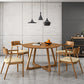 Round Pedestal Dining Site Table Contemporary Furniture with Pine Solid Wood Clearhalo ' dining_table' 'Dining Tables & Seating' 'Dining Tables' 'furn' 'furn_dining_table' 'Furniture' 'furniture_dining_table' 'Kitchen & Dining Furniture' 'kitchen&dining_furn' 'kitchen' 'kitchen_dining_table' 3704340