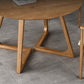 Round Pedestal Dining Site Table Contemporary Furniture with Pine Solid Wood Clearhalo ' dining_table' 'Dining Tables & Seating' 'Dining Tables' 'furn' 'furn_dining_table' 'Furniture' 'furniture_dining_table' 'Kitchen & Dining Furniture' 'kitchen&dining_furn' 'kitchen' 'kitchen_dining_table' 3704345