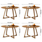 Round Pedestal Dining Site Table Contemporary Furniture with Pine Solid Wood Clearhalo ' dining_table' 'Dining Tables & Seating' 'Dining Tables' 'furn' 'furn_dining_table' 'Furniture' 'furniture_dining_table' 'Kitchen & Dining Furniture' 'kitchen&dining_furn' 'kitchen' 'kitchen_dining_table' 3704348
