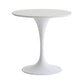 Contemporary Round Shape Sintered Stone Dining Table Kitchen Dining Table with Tulip Base White Without Chairs Clearhalo ' dining_table' 'Dining Tables & Seating' 'Dining Tables' 'furn' 'furn_dining_table' 'Furniture' 'furniture_dining_table' 'Kitchen & Dining Furniture' 'kitchen&dining_furn' 'kitchen' 'kitchen_dining_table' 3704373