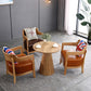 Solid Wood Brown Tone Dining Table Contemporary Pedestal Table for Dining Room Clearhalo ' dining_table' 'Dining Tables & Seating' 'Dining Tables' 'furn' 'furn_dining_table' 'Furniture' 'furniture_dining_table' 'Kitchen & Dining Furniture' 'kitchen&dining_furn' 'kitchen' 'kitchen_dining_table' 3704408