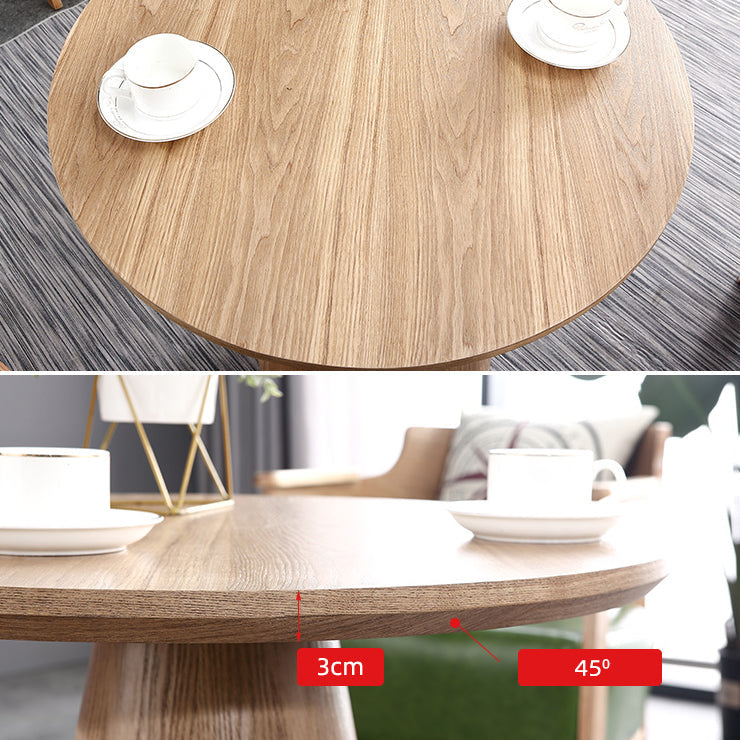 Solid Wood Brown Tone Dining Table Contemporary Pedestal Table for Dining Room Clearhalo ' dining_table' 'Dining Tables & Seating' 'Dining Tables' 'furn' 'furn_dining_table' 'Furniture' 'furniture_dining_table' 'Kitchen & Dining Furniture' 'kitchen&dining_furn' 'kitchen' 'kitchen_dining_table' 3704411