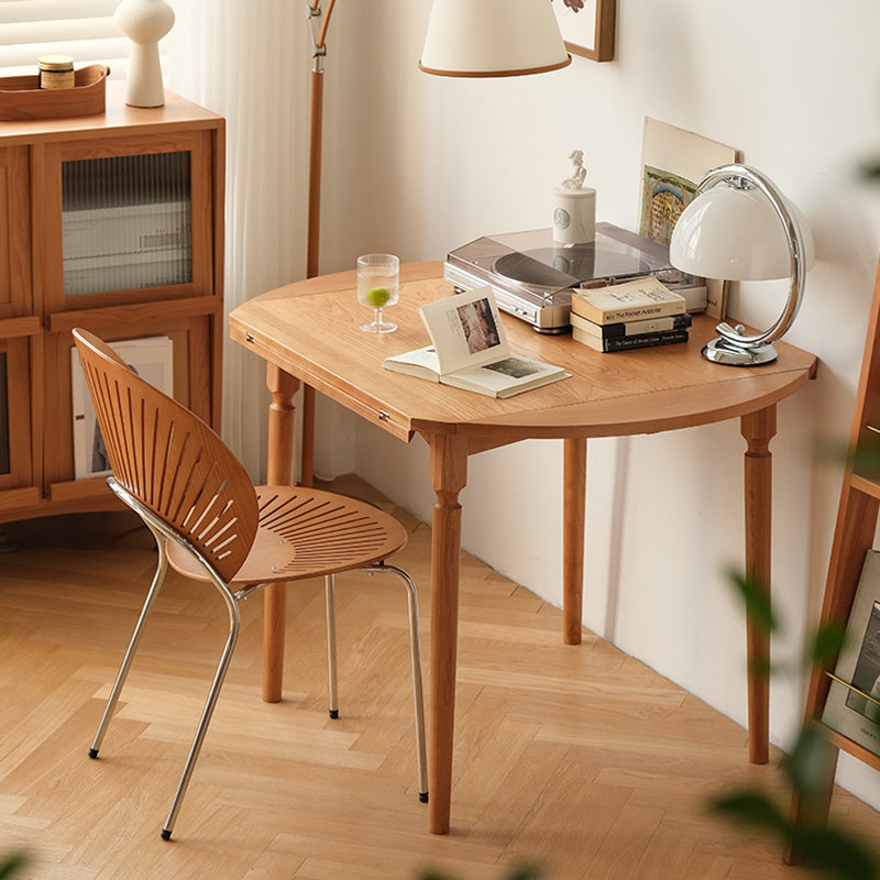 Round Dining Dinette Table Simplicity Style 4-foot Solid Wood Home Furniture Clearhalo ' dining_table' 'Dining Tables & Seating' 'Dining Tables' 'furn' 'furn_dining_table' 'Furniture' 'furniture_dining_table' 'Kitchen & Dining Furniture' 'kitchen&dining_furn' 'kitchen' 'kitchen_dining_table' 3704417