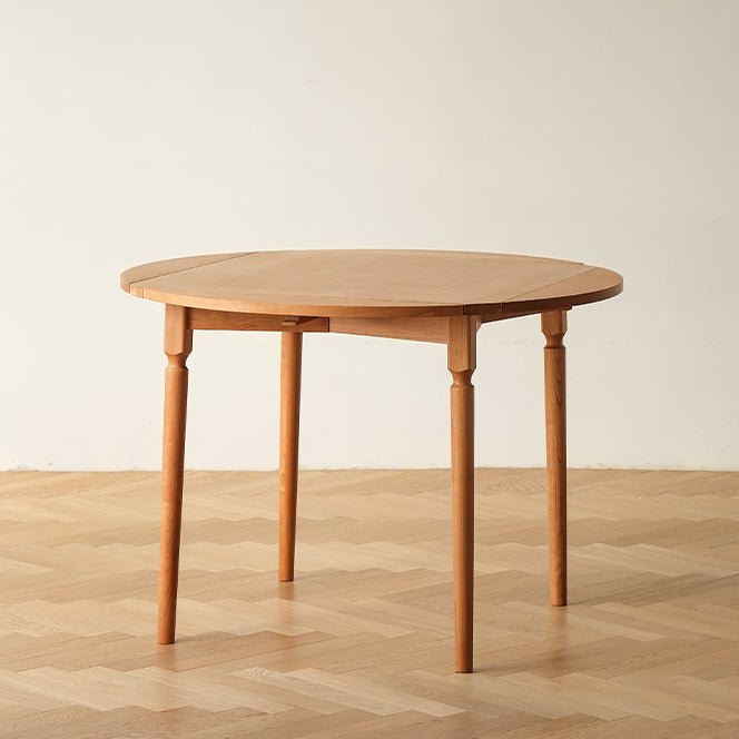 Round Dining Dinette Table Simplicity Style 4-foot Solid Wood Home Furniture Clearhalo ' dining_table' 'Dining Tables & Seating' 'Dining Tables' 'furn' 'furn_dining_table' 'Furniture' 'furniture_dining_table' 'Kitchen & Dining Furniture' 'kitchen&dining_furn' 'kitchen' 'kitchen_dining_table' 3704418