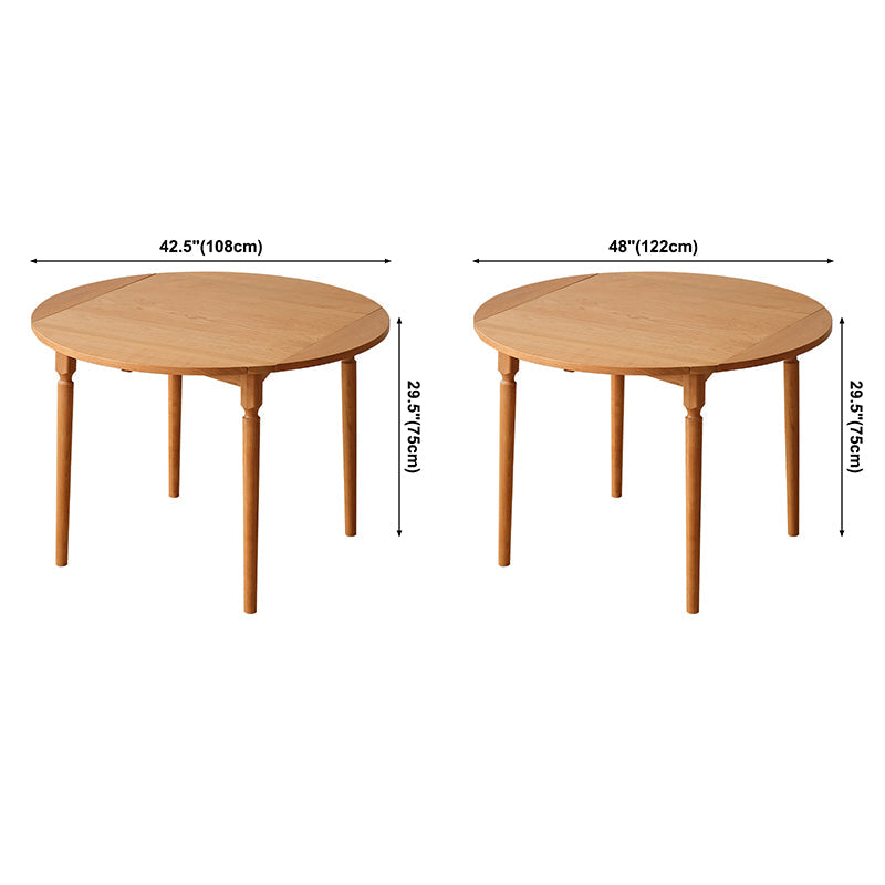 Round Dining Dinette Table Simplicity Style 4-foot Solid Wood Home Furniture Clearhalo ' dining_table' 'Dining Tables & Seating' 'Dining Tables' 'furn' 'furn_dining_table' 'Furniture' 'furniture_dining_table' 'Kitchen & Dining Furniture' 'kitchen&dining_furn' 'kitchen' 'kitchen_dining_table' 3704425