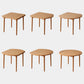 Round Dining Dinette Table Simplicity Style 4-foot Solid Wood Home Furniture Clearhalo ' dining_table' 'Dining Tables & Seating' 'Dining Tables' 'furn' 'furn_dining_table' 'Furniture' 'furniture_dining_table' 'Kitchen & Dining Furniture' 'kitchen&dining_furn' 'kitchen' 'kitchen_dining_table' 3704426