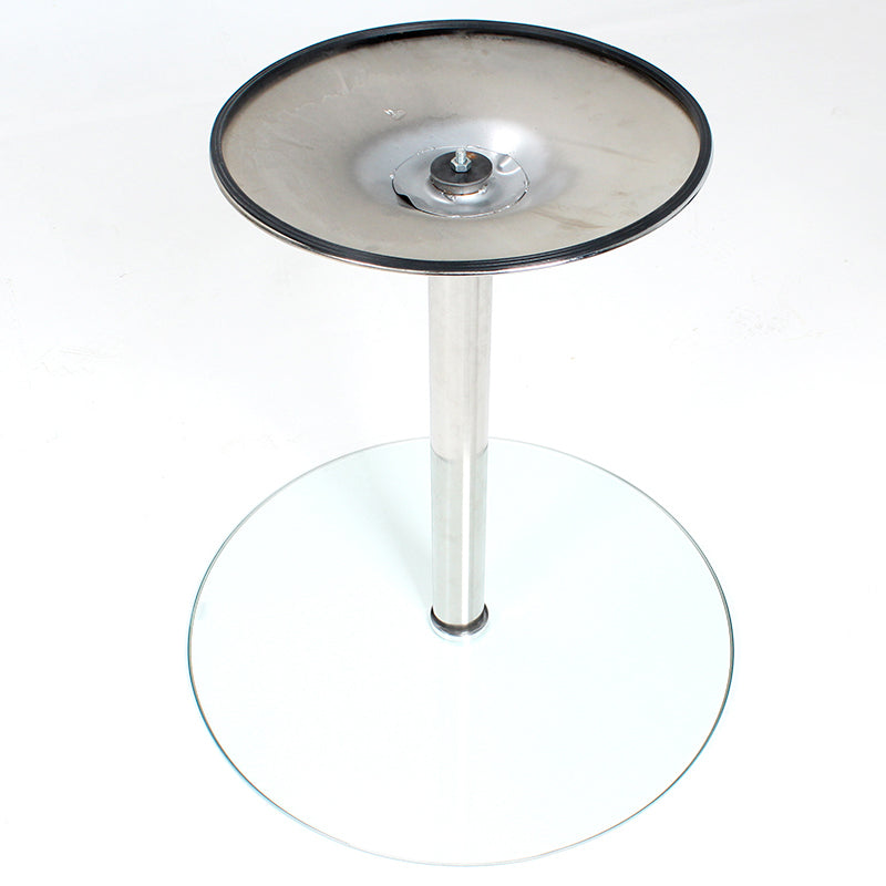 Round Tulip Base Contemporary Dining Table Three-Color Fixed Table of Glass Clearhalo ' dining_table' 'Dining Tables & Seating' 'Dining Tables' 'furn' 'furn_dining_table' 'Furniture' 'furniture_dining_table' 'Kitchen & Dining Furniture' 'kitchen&dining_furn' 'kitchen' 'kitchen_dining_table' 3704465
