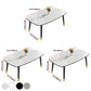 Modern Sintered Stone Standard Dining Table Rectangle Shape Dining Table for Kitchen Clearhalo ' dining_table' 'Dining Tables & Seating' 'Dining Tables' 'furn' 'furn_dining_table' 'Furniture' 'furniture_dining_table' 'Kitchen & Dining Furniture' 'kitchen&dining_furn' 'kitchen' 'kitchen_dining_table' 3704478