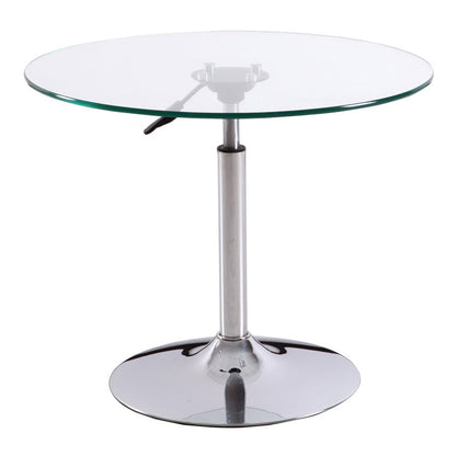 Modern Round Dining Room Table Tempered Glass Table with Pedestal Base for Home Kitchen Dinner Clear Without Chairs Clearhalo ' dining_table' 'Dining Tables & Seating' 'Dining Tables' 'furn' 'furn_dining_table' 'Furniture' 'furniture_dining_table' 'Kitchen & Dining Furniture' 'kitchen&dining_furn' 'kitchen' 'kitchen_dining_table' 3704483