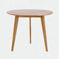 Round 4-foot Dining Table Oak Solid Wood Furniture for Dining Room Home Clearhalo ' dining_table' 'Dining Tables & Seating' 'Dining Tables' 'furn' 'furn_dining_table' 'Furniture' 'furniture_dining_table' 'Kitchen & Dining Furniture' 'kitchen&dining_furn' 'kitchen' 'kitchen_dining_table' 3704490
