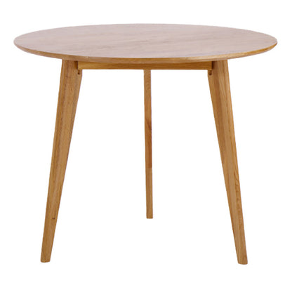 Round 4-foot Dining Table Oak Solid Wood Furniture for Dining Room Home Without Chairs Clearhalo ' dining_table' 'Dining Tables & Seating' 'Dining Tables' 'furn' 'furn_dining_table' 'Furniture' 'furniture_dining_table' 'Kitchen & Dining Furniture' 'kitchen&dining_furn' 'kitchen' 'kitchen_dining_table' 3704494