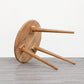 Contemporary Round Dining Table Oak Solid Wood Table with 3 Legs for Dining Room Clearhalo ' dining_table' 'Dining Tables & Seating' 'Dining Tables' 'furn' 'furn_dining_table' 'Furniture' 'furniture_dining_table' 'Kitchen & Dining Furniture' 'kitchen&dining_furn' 'kitchen' 'kitchen_dining_table' 3704503