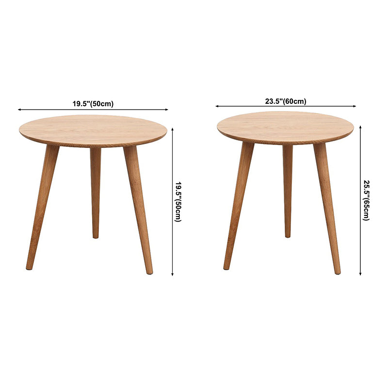 Contemporary Round Dining Table Oak Solid Wood Table with 3 Legs for Dining Room Clearhalo ' dining_table' 'Dining Tables & Seating' 'Dining Tables' 'furn' 'furn_dining_table' 'Furniture' 'furniture_dining_table' 'Kitchen & Dining Furniture' 'kitchen&dining_furn' 'kitchen' 'kitchen_dining_table' 3704507