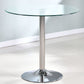 Modern Style Glass Kitchen Dining Table Round Table with Tulip Base for Home Use Clearhalo ' dining_table' 'Dining Tables & Seating' 'Dining Tables' 'furn' 'furn_dining_table' 'Furniture' 'furniture_dining_table' 'Kitchen & Dining Furniture' 'kitchen&dining_furn' 'kitchen' 'kitchen_dining_table' 3704519