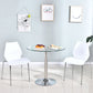 Modern Style Glass Kitchen Dining Table Round Table with Tulip Base for Home Use Clearhalo ' dining_table' 'Dining Tables & Seating' 'Dining Tables' 'furn' 'furn_dining_table' 'Furniture' 'furniture_dining_table' 'Kitchen & Dining Furniture' 'kitchen&dining_furn' 'kitchen' 'kitchen_dining_table' 3704526