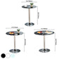 Modern Style Glass Kitchen Dining Table Round Table with Tulip Base for Home Use Clearhalo ' dining_table' 'Dining Tables & Seating' 'Dining Tables' 'furn' 'furn_dining_table' 'Furniture' 'furniture_dining_table' 'Kitchen & Dining Furniture' 'kitchen&dining_furn' 'kitchen' 'kitchen_dining_table' 3704535