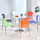 Modern Style Glass Kitchen Dining Table Round Table with Tulip Base for Home Use Clearhalo ' dining_table' 'Dining Tables & Seating' 'Dining Tables' 'furn' 'furn_dining_table' 'Furniture' 'furniture_dining_table' 'Kitchen & Dining Furniture' 'kitchen&dining_furn' 'kitchen' 'kitchen_dining_table' 3704538