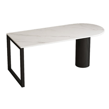 Metal Modern Free Form Dining Table Solid Wood Top Table for Dining Room and Kitchen Black Without Chairs Clearhalo ' dining_table' 'Dining Tables & Seating' 'Dining Tables' 'furn' 'furn_dining_table' 'Furniture' 'furniture_dining_table' 'Kitchen & Dining Furniture' 'kitchen&dining_furn' 'kitchen' 'kitchen_dining_table' 3704549