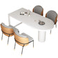 Metal Modern Free Form Dining Table Solid Wood Top Table for Dining Room and Kitchen Clearhalo ' dining_table' 'Dining Tables & Seating' 'Dining Tables' 'furn' 'furn_dining_table' 'Furniture' 'furniture_dining_table' 'Kitchen & Dining Furniture' 'kitchen&dining_furn' 'kitchen' 'kitchen_dining_table' 3704552