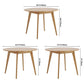 Solid Wood Tripod Base Dining Table Simplicity Style Round Dinette Table Clearhalo ' dining_table' 'Dining Tables & Seating' 'Dining Tables' 'furn' 'furn_dining_table' 'Furniture' 'furniture_dining_table' 'Kitchen & Dining Furniture' 'kitchen&dining_furn' 'kitchen' 'kitchen_dining_table' 3704574