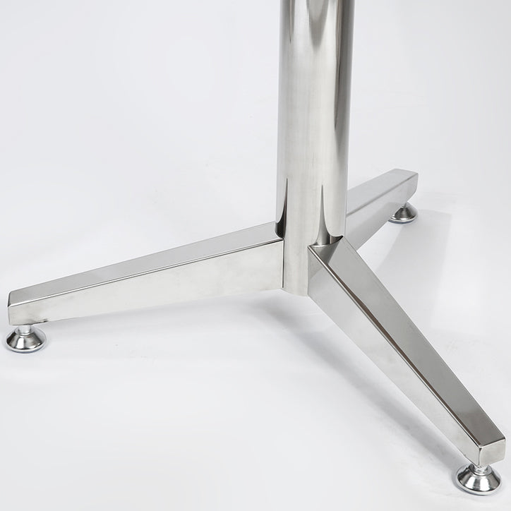 Modern Round Dining Room Table Tempered Glass Table with Pedestal Base Clearhalo ' dining_table' 'Dining Tables & Seating' 'Dining Tables' 'furn' 'furn_dining_table' 'Furniture' 'furniture_dining_table' 'Kitchen & Dining Furniture' 'kitchen&dining_furn' 'kitchen' 'kitchen_dining_table' 3704588