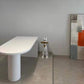Minimalist Kitchen Irregular Shape Dining Table Solid Wood Dining Table with Double Pedestal Bases Clearhalo ' dining_table' 'Dining Tables & Seating' 'Dining Tables' 'furn' 'furn_dining_table' 'Furniture' 'furniture_dining_table' 'Kitchen & Dining Furniture' 'kitchen&dining_furn' 'kitchen' 'kitchen_dining_table' 3704598