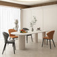 Metal Contemporary Free Form Table White Marble Top Table for Dining Room and Kitchen Clearhalo ' dining_table' 'Dining Tables & Seating' 'Dining Tables' 'furn' 'furn_dining_table' 'Furniture' 'furniture_dining_table' 'Kitchen & Dining Furniture' 'kitchen&dining_furn' 'kitchen' 'kitchen_dining_table' 3704611