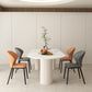Metal Contemporary Free Form Table White Marble Top Table for Dining Room and Kitchen Clearhalo ' dining_table' 'Dining Tables & Seating' 'Dining Tables' 'furn' 'furn_dining_table' 'Furniture' 'furniture_dining_table' 'Kitchen & Dining Furniture' 'kitchen&dining_furn' 'kitchen' 'kitchen_dining_table' 3704612