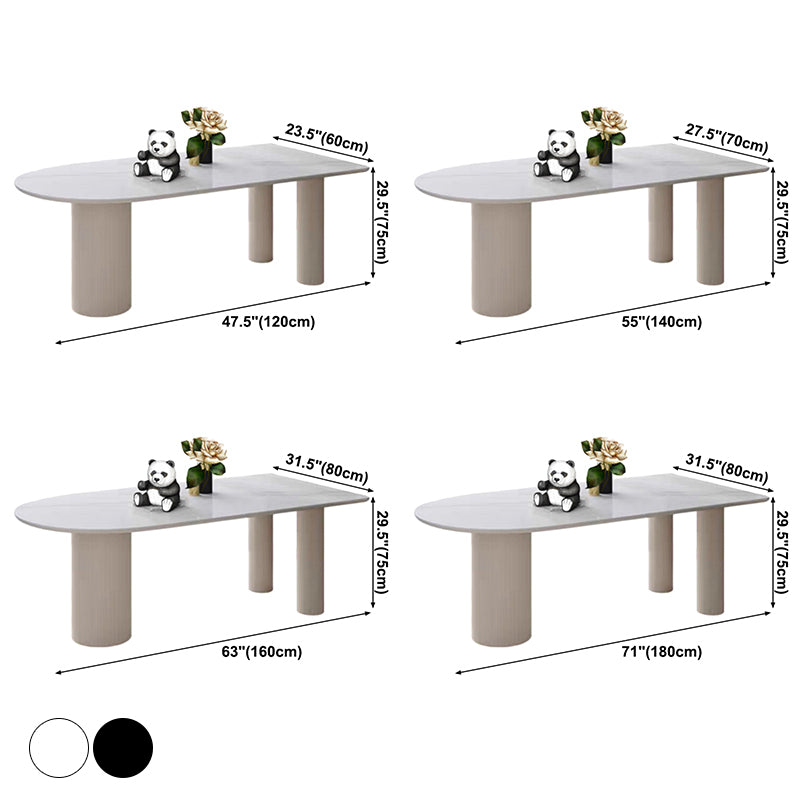 Metal Contemporary Free Form Table White Marble Top Table for Dining Room and Kitchen Clearhalo ' dining_table' 'Dining Tables & Seating' 'Dining Tables' 'furn' 'furn_dining_table' 'Furniture' 'furniture_dining_table' 'Kitchen & Dining Furniture' 'kitchen&dining_furn' 'kitchen' 'kitchen_dining_table' 3704614