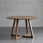 Round Double Pedestal Dinette Table Pine Solid Wood Dining Room Furniture Clearhalo ' dining_table' 'Dining Tables & Seating' 'Dining Tables' 'furn' 'furn_dining_table' 'Furniture' 'furniture_dining_table' 'Kitchen & Dining Furniture' 'kitchen&dining_furn' 'kitchen' 'kitchen_dining_table' 3704618