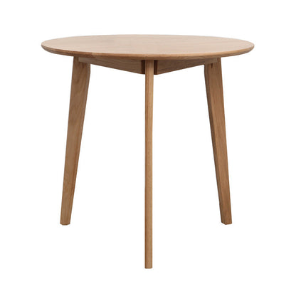 Contemporary Round Dining Room Table Oak Solid Wood Table for Home Use Three Leg Without Chairs Clearhalo ' dining_table' 'Dining Tables & Seating' 'Dining Tables' 'furn' 'furn_dining_table' 'Furniture' 'furniture_dining_table' 'Kitchen & Dining Furniture' 'kitchen&dining_furn' 'kitchen' 'kitchen_dining_table' 3704628