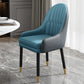 Metal Scandinavian Style Dining Chairs Dining Room Parsons Chair with Arm Blue-Gray 1 Piece Clearhalo ' kitchen&dining_furn' 'Dining Chairs' 'Dining Tables & Seating' 'dining_chair' 'furn' 'furn_dining_chair' 'Furniture' 'furniture_dining_chair' 'Kitchen & Dining Furniture' 'kitchen' 3704662