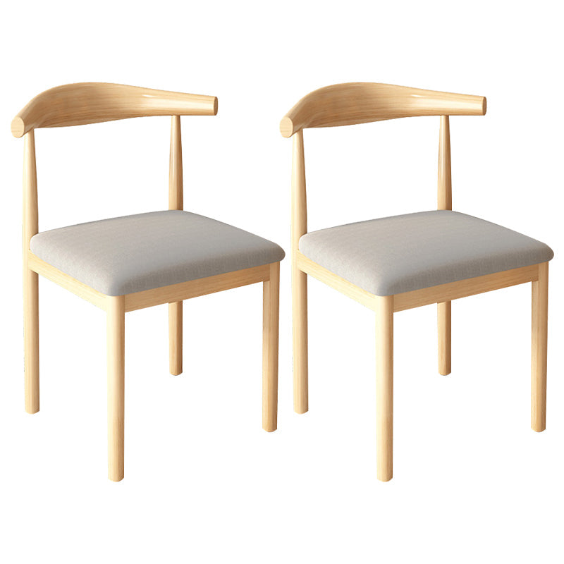 Contemporary Style Metal Chair Kitchen Dining Room Open Back Side Chairs Natural Gray 2 Piece Set Clearhalo ' kitchen&dining_furn' 'Dining Chairs' 'Dining Tables & Seating' 'dining_chair' 'furn' 'furn_dining_chair' 'Furniture' 'furniture_dining_chair' 'Kitchen & Dining Furniture' 'kitchen' 3704718