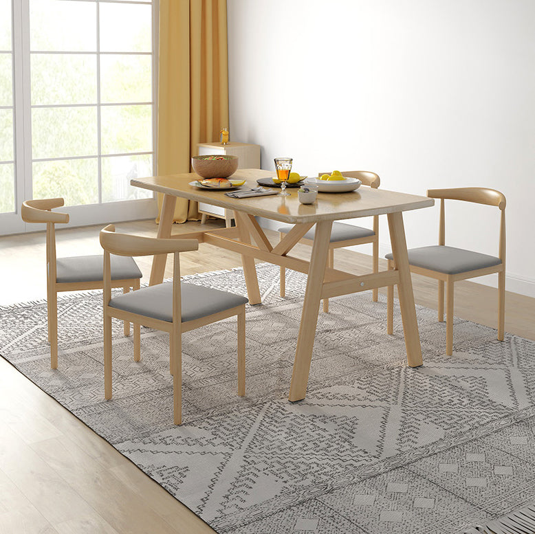 Contemporary Style Metal Chair Kitchen Dining Room Open Back Side Chairs Clearhalo ' kitchen&dining_furn' 'Dining Chairs' 'Dining Tables & Seating' 'dining_chair' 'furn' 'furn_dining_chair' 'Furniture' 'furniture_dining_chair' 'Kitchen & Dining Furniture' 'kitchen' 3704726