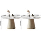Metal Contemporary Round Dining Table Marble Top Table for Dining Room Clearhalo ' dining_table' 'Dining Tables & Seating' 'Dining Tables' 'furn' 'furn_dining_table' 'Furniture' 'furniture_dining_table' 'Kitchen & Dining Furniture' 'kitchen&dining_furn' 'kitchen' 'kitchen_dining_table' 3704771