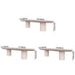 Modern Pine Solid Wood Table Oval Dining Table with Double Pedestal Base Clearhalo ' dining_table' 'Dining Tables & Seating' 'Dining Tables' 'furn' 'furn_dining_table' 'Furniture' 'furniture_dining_table' 'Kitchen & Dining Furniture' 'kitchen&dining_furn' 'kitchen' 'kitchen_dining_table' 3704784