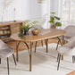 Modern Style Solid Wood Dining Table Brown Oval Table with 4 Legs for Dinning Room Clearhalo ' dining_table' 'Dining Tables & Seating' 'Dining Tables' 'furn' 'furn_dining_table' 'Furniture' 'furniture_dining_table' 'Kitchen & Dining Furniture' 'kitchen&dining_furn' 'kitchen' 'kitchen_dining_table' 3704786